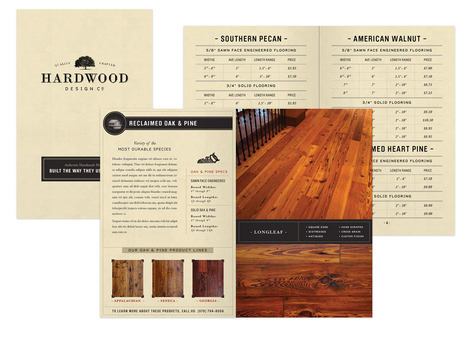 Hardwood Design Co. Print Design