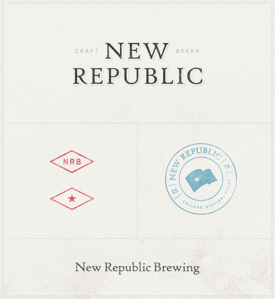 New Republic Brewing Logo Design