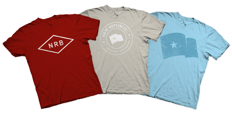 New Republic Brewing t-shirt design