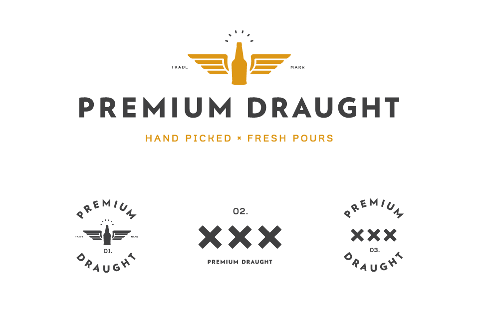 Premium Draught Branding Sample