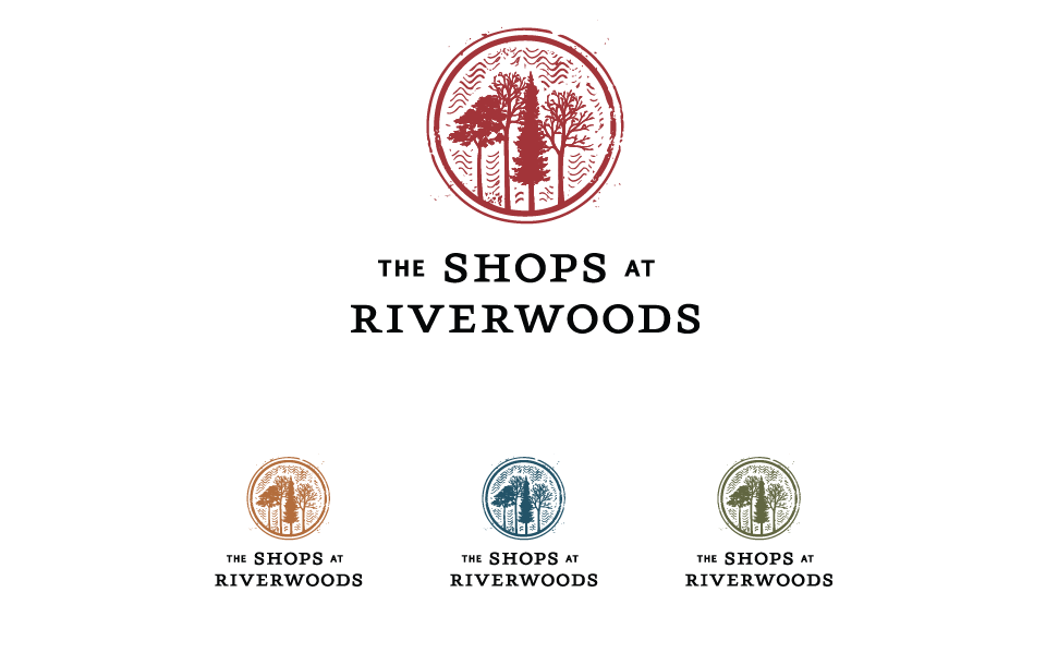 Shops at Riverwoods Logo Redesign